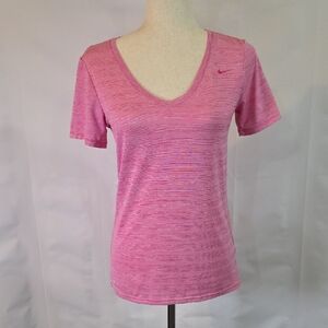 Nike Women's Heathered Pink Short Sleeve Tee